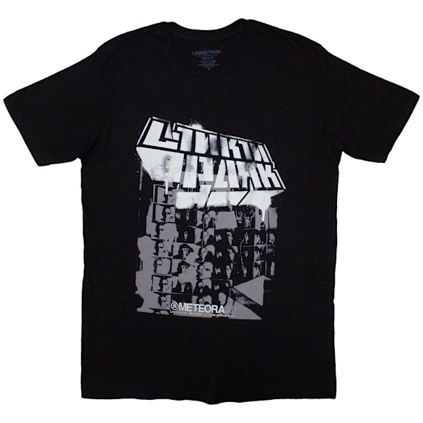 Linkin Park Unisex Vuxen Spray Collage T-Shirt S Svart Black S