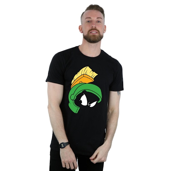 Looney Tunes Herr Marvin The Martian Bomull T-shirt S Svart Black S