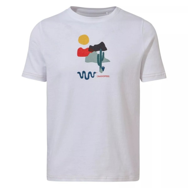 Craghoppers barn/barn Tate Cactus T-shirt 9-10 år vit White 9-10 Years