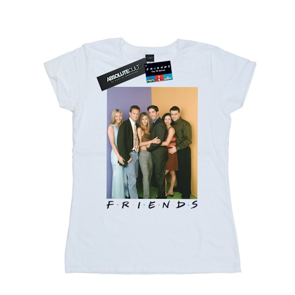 Friends Dam/Damer Gruppfoto Bomull T-shirt S Vit White S