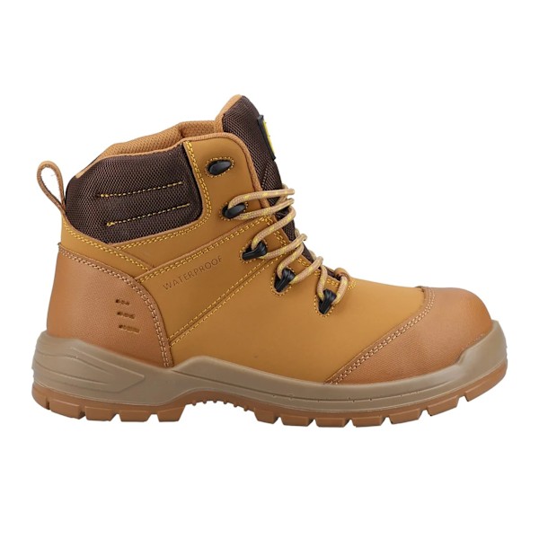 Amblers Unisex Vuxen 308C Metall Läder Säkerhetskängor 4 UK Honey 4 UK