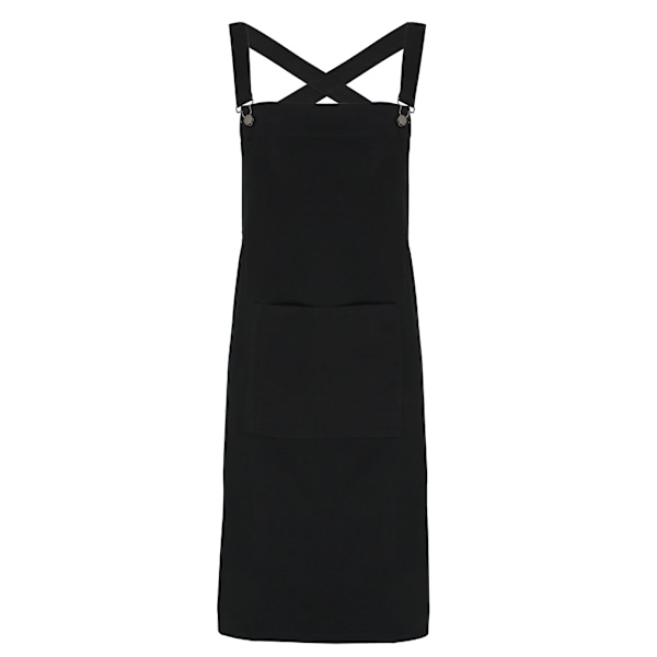 Premier Cross Back Barista Haklappsförkläde One Size Svart Black One Size