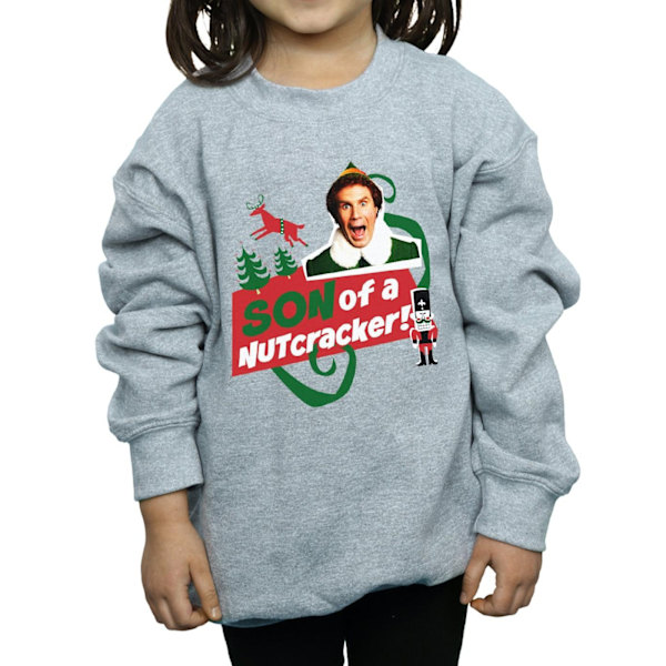 Elf Girls Son Of A Nutcracker Sweatshirt 5-6 år Sports Grey Sports Grey 5-6 Years