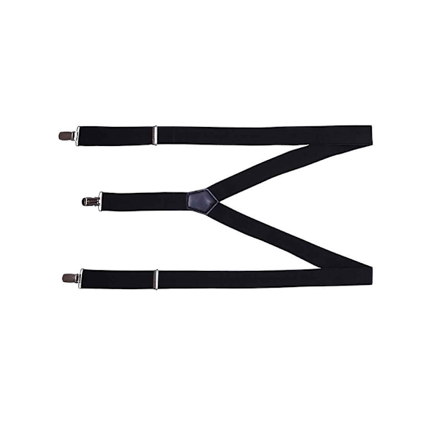 Premier herrars clip-on hängslen, en storlek, svart Black One Size