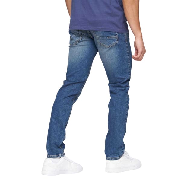 Crosshatch Herr Buraca Stonewashed Slim Jeans 36S Blå Blue 36S