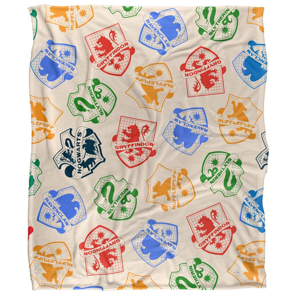 Harry Potter Husvapen Filt One Size Flerfärgad Multicoloured One Size