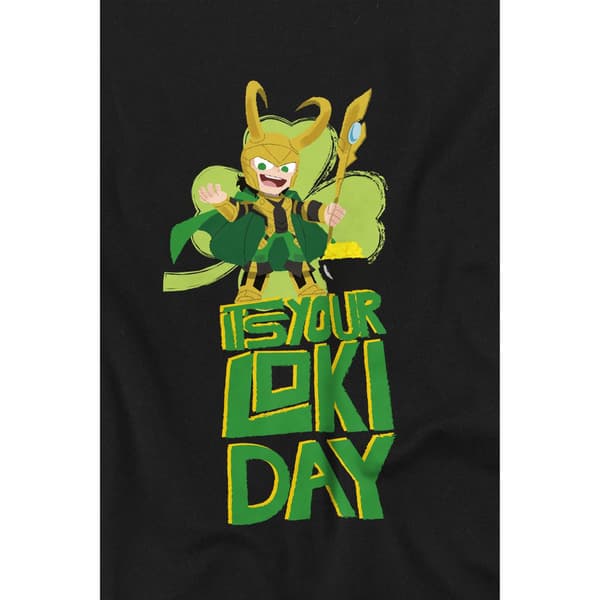 Loki Barn/Barn Loki Dag St Patricks Dag T-Shirt 7-8 År Black 7-8 Years