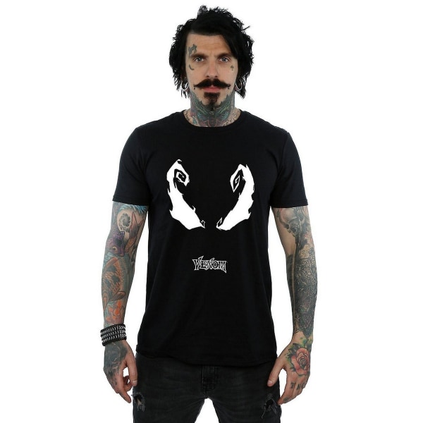 Spider-Man Herr Venom Cotton T-shirt L Svart Black L