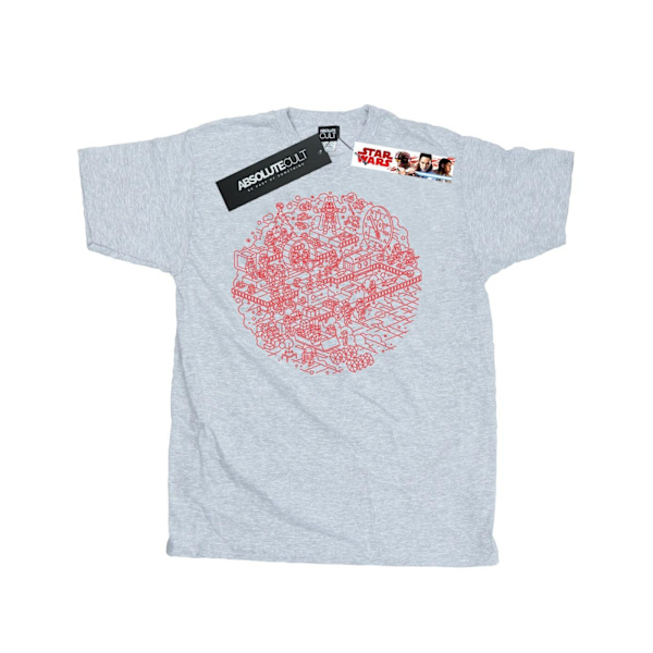 Star Wars Jul Dödsstjärnan T-shirt L Sports Grey Sports Grey L