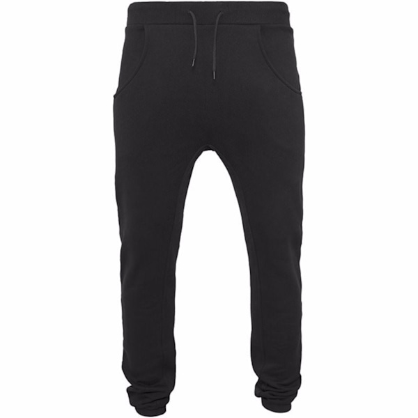 Bygg ditt varumärke Herr tung djup gren Sweatpants XL Svart Black XL