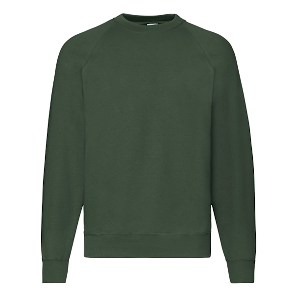 Fruit Of The Loom Classic 80/20 Raglan Sweatshirt M Bottle Bottle Green M