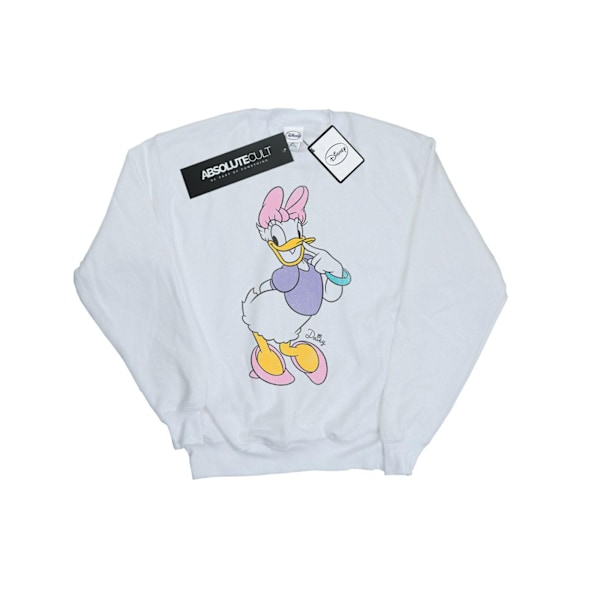 Disney Classic Daisy Duck Sweatshirt för män 4XL Vit White 4XL