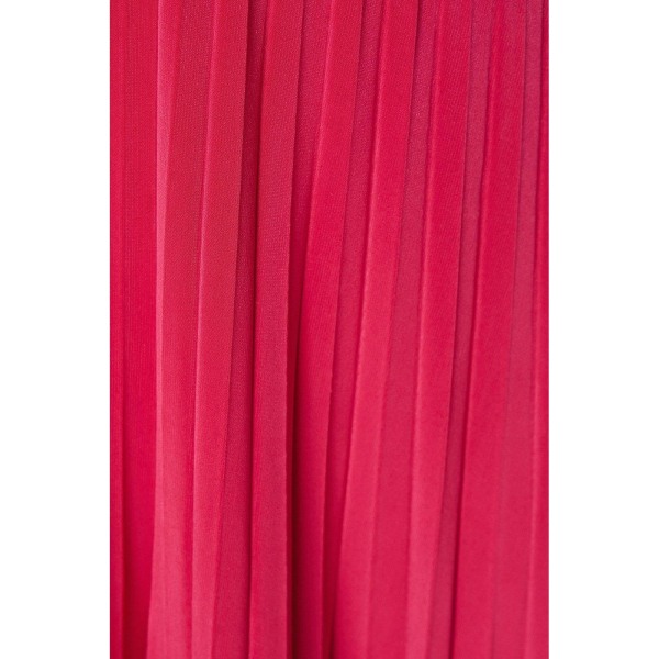 Principles Dam/Dam Pleated Jersey Halterneck Maxiklänning Pink 14 UK