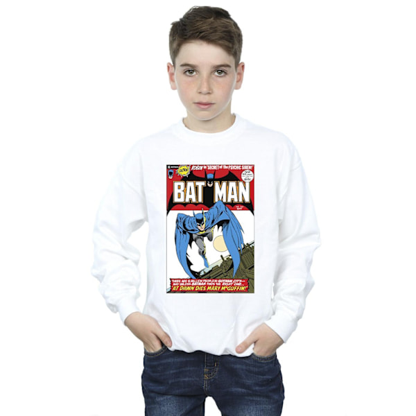 DC Comics Pojkar Running Batman Cover Sweatshirt 3-4 År Vit White 3-4 Years