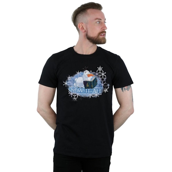 Disney Herr Frozen 2 Olaf Snow It All T-shirt L Svart Black L