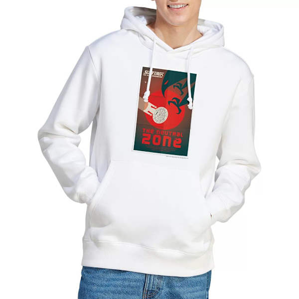 Star Trek Herr The Next Generation Säsong 1 Avsnitt 26 Hoodie M White M