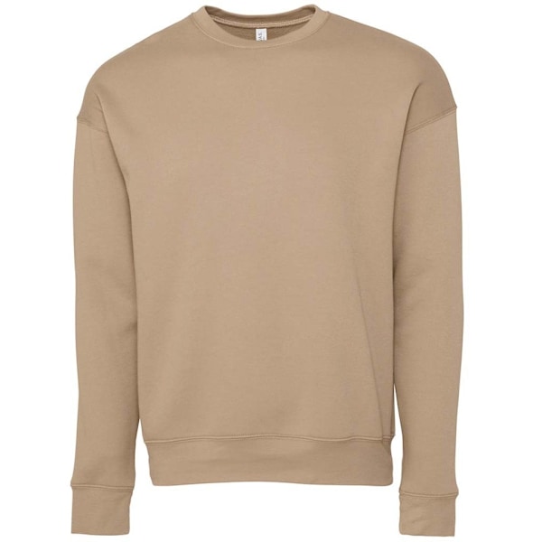 Bella + Canvas Unisex Drop Shoulder Sweatshirt M Tan Tan M