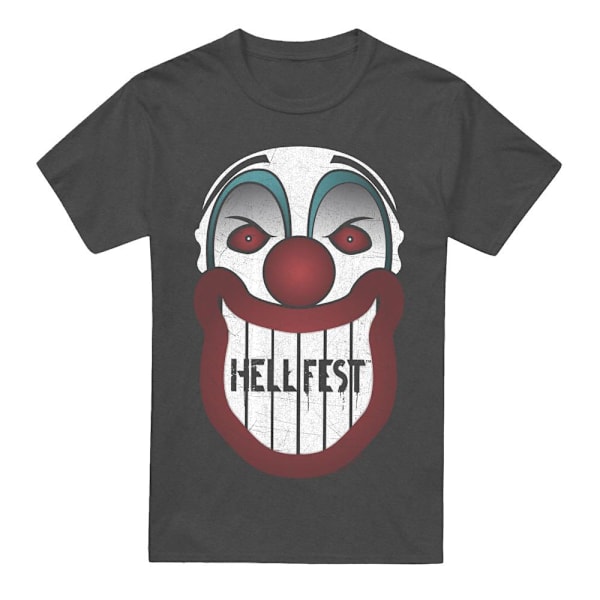 Hell Fest Unisex Vuxen Facade T-Shirt M Gråmelerad Charcoal M