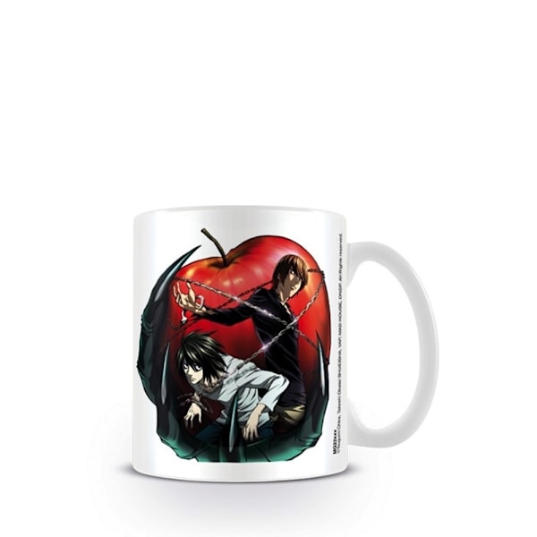 Death Note Apple Mug En Storlek Vit/Svart/Röd White/Black/Red One Size