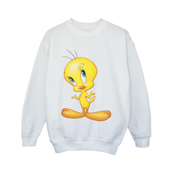 Looney Tunes Pojkar Tweety Stående Sweatshirt 9-11 År Vit White 9-11 Years