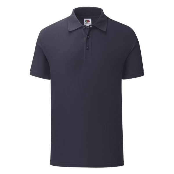 Fruit Of The Loom Herr Iconic Pique Polo Shirt S Deep Navy Deep Navy S