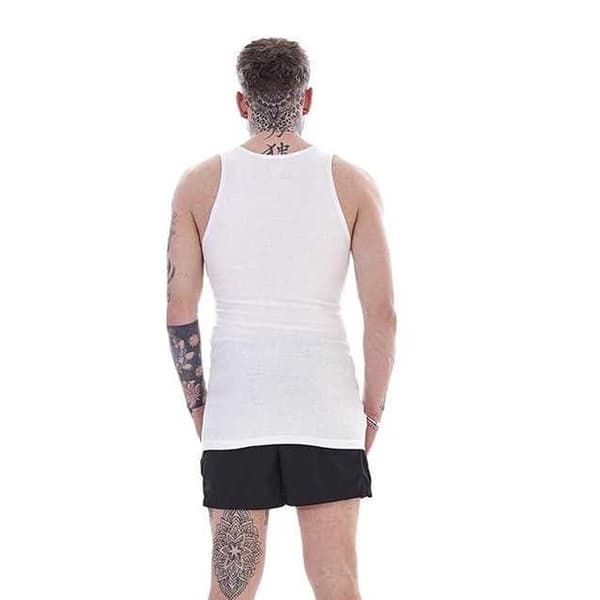 Keanu Herr Åtsittande Linne (6-pack) M Vit White M
