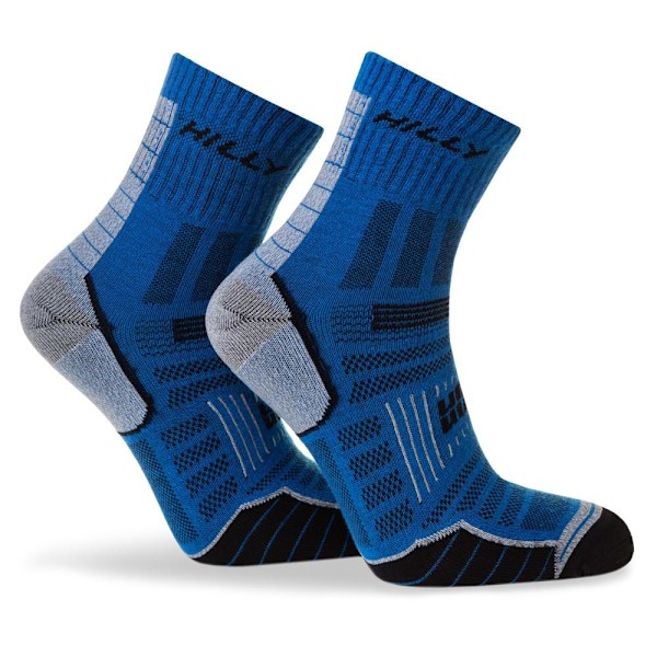 Hilly Dam/Dam Twin Skin Ankle Socks XL Azurite/Grey Marl Azurite/Grey Marl XL