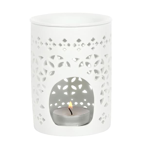 Something Different Matt Utstansad Oljebrännare One Size Vit White One Size