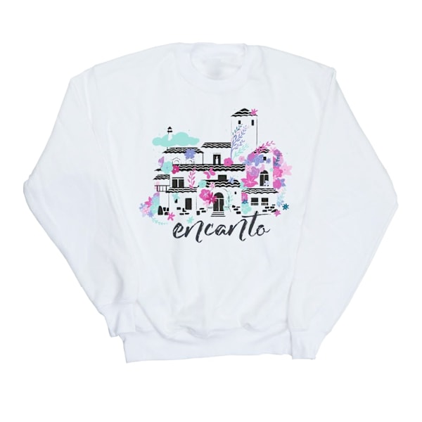 Disney Girls Encanto Casita Sweatshirt 12-13 år Vit White 12-13 Years