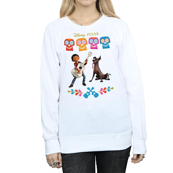 Disney Dam/Kvinnor Coco Miguel Logo Sweatshirt L Vit White L