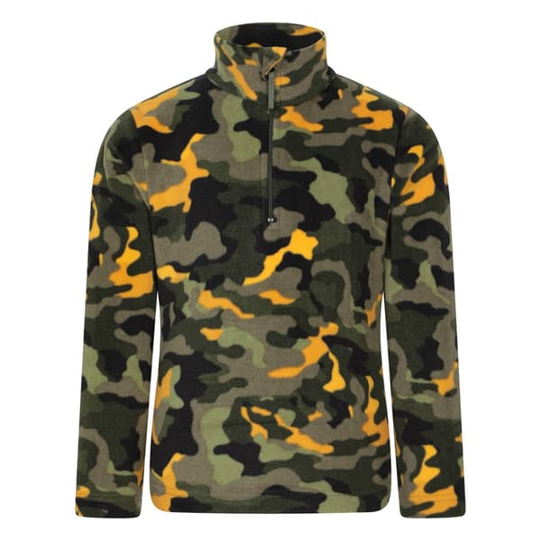 Mountain Warehouse Barn/Barn Pursuit Microfleece Half Zip Green 3-4 Years