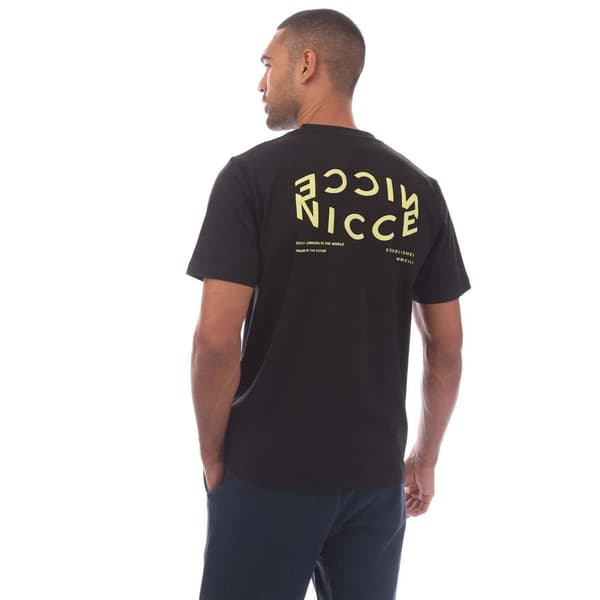 Nicce Herr Tanetta Bomull Regular T-shirt S Svart Black S
