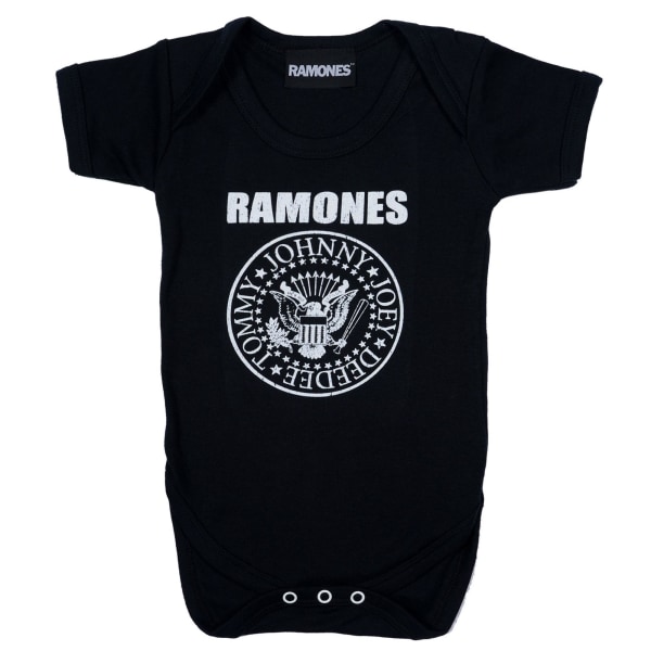 Ramones Baby Girls Seal Sleepsuit Tiny Baby Black Black Tiny Baby