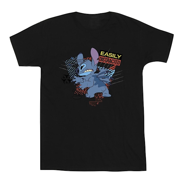 Disney Herr Lilo And Stitch Lättdistraherad T-shirt 3XL Svart Black 3XL