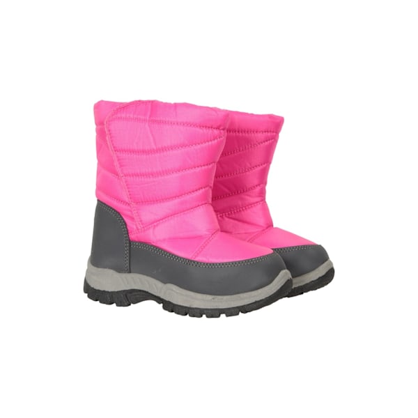 Mountain Warehouse Barn/Barn Caribou Adaptive Snow Boots 6 Bright Pink 6 UK Child