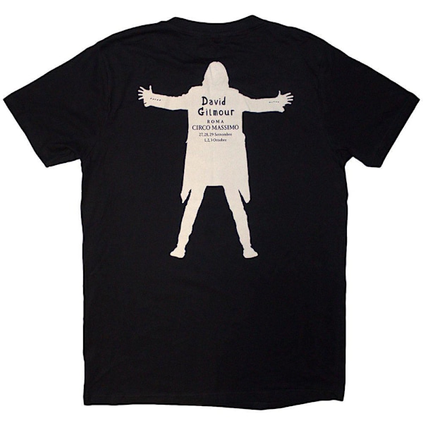 David Gilmour Unisex Vuxen Luck & Strange Fortuna E Strano Ryggtryck Black L