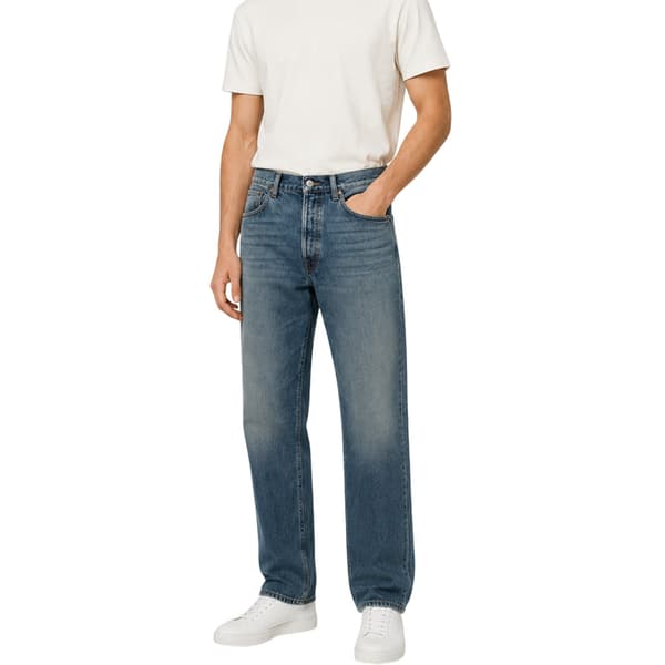 Replay Herr Jeans i Rak Modell i Bomull 30S Blå Blue 30S