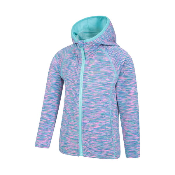 Mountain Warehouse Barnkläder/Barn Kayleigh II Randig Full Zip H Blue 3-4 Years