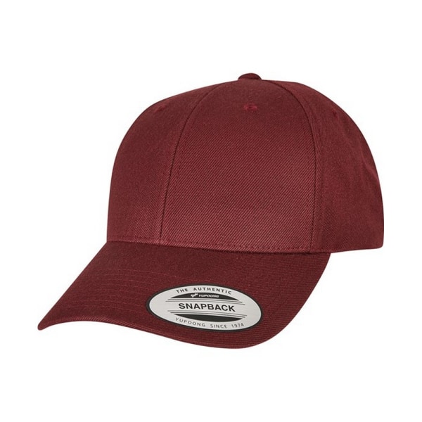 Flexfit Unisex Adult Premium Snapback Cap One Size Maroon Maroon One Size