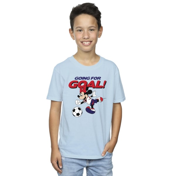 Disney Boys Minnie Mouse Goal For Goal T-shirt 5-6 Years Baby Baby Blue 5-6 Years