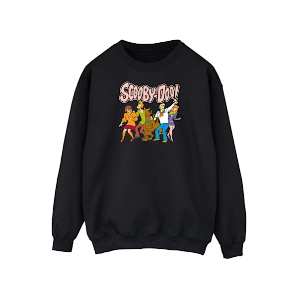 Scooby Doo Classic Group Sweatshirt för män 4XL Svart Black 4XL