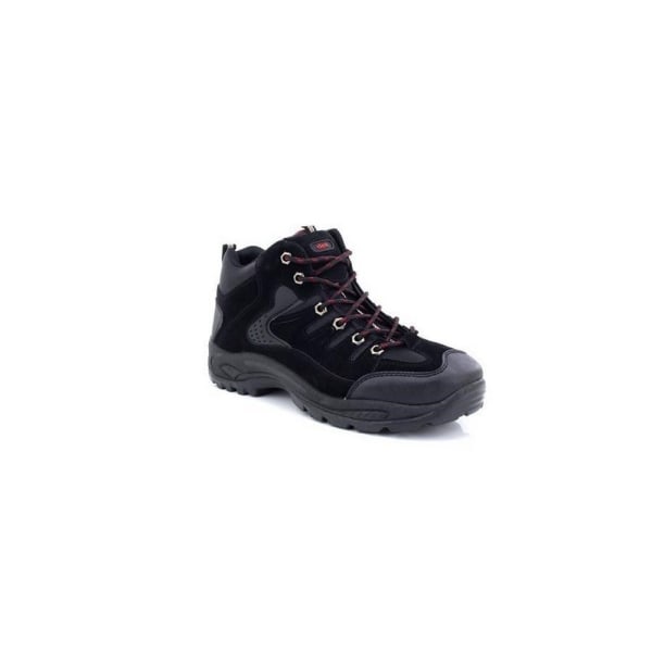 Dek Mens Ontario Lace-Up Hiking Trail Boots 6 UK Black Black 6 UK