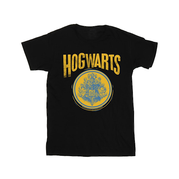 Harry Potter T-shirt med Hogwarts-vapen, svart, storlek 4XL Black 4XL