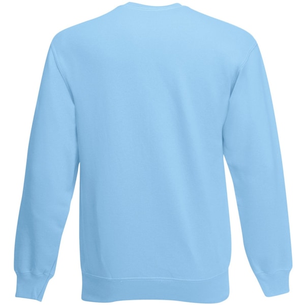 Fruit Of The Loom Mens Set-In Belcoro® Garn Sweatshirt L Sky Bl Sky Blue L