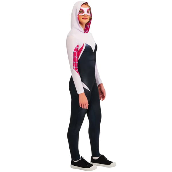 Marvel Comics Dam/Kvinnor Ghost-Spider Kostym S Vit/Svart/ White/Black/Red S