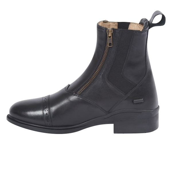 Dublin Evolution Vuxen Dubbel Dragkedja Fram Läder Paddock Stövlar Black 8 UK