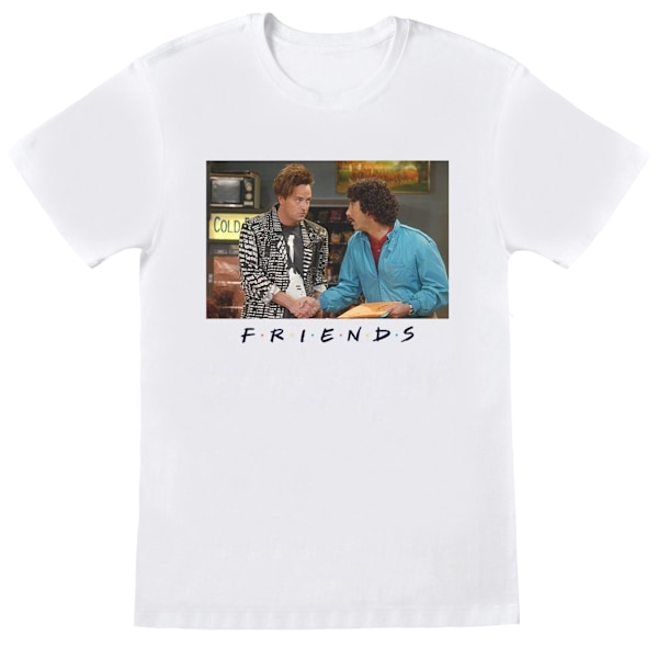 Friends Boys Ross And Chandler Handshake T-Shirt 9-11 År Vit White 9-11 Years