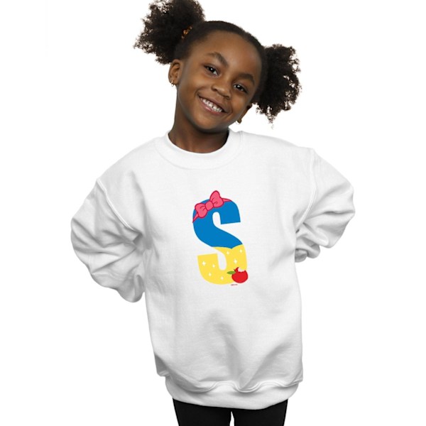 Disney Girls Alphabet S Is For Snow White Sweatshirt 12-13 År White 12-13 Years