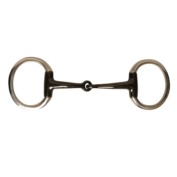 JP Korsteel Sweet Iron Jointed Eggbutt Snaffle 5in Silver Silver 5in