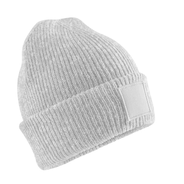 Beechfield Barn/Barn Tonal Patch Mössa En Storlek Molngrå Cloud Grey One Size